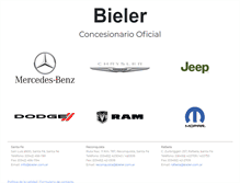 Tablet Screenshot of bieler.com.ar